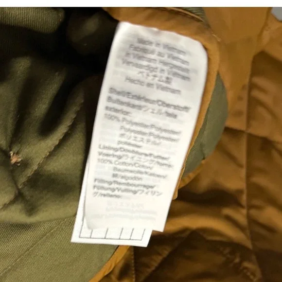 J Crew Mens Quilted Barn Chore Vest Brown Full Zip Outerwear Pockets Size M - Picture 6 of 7